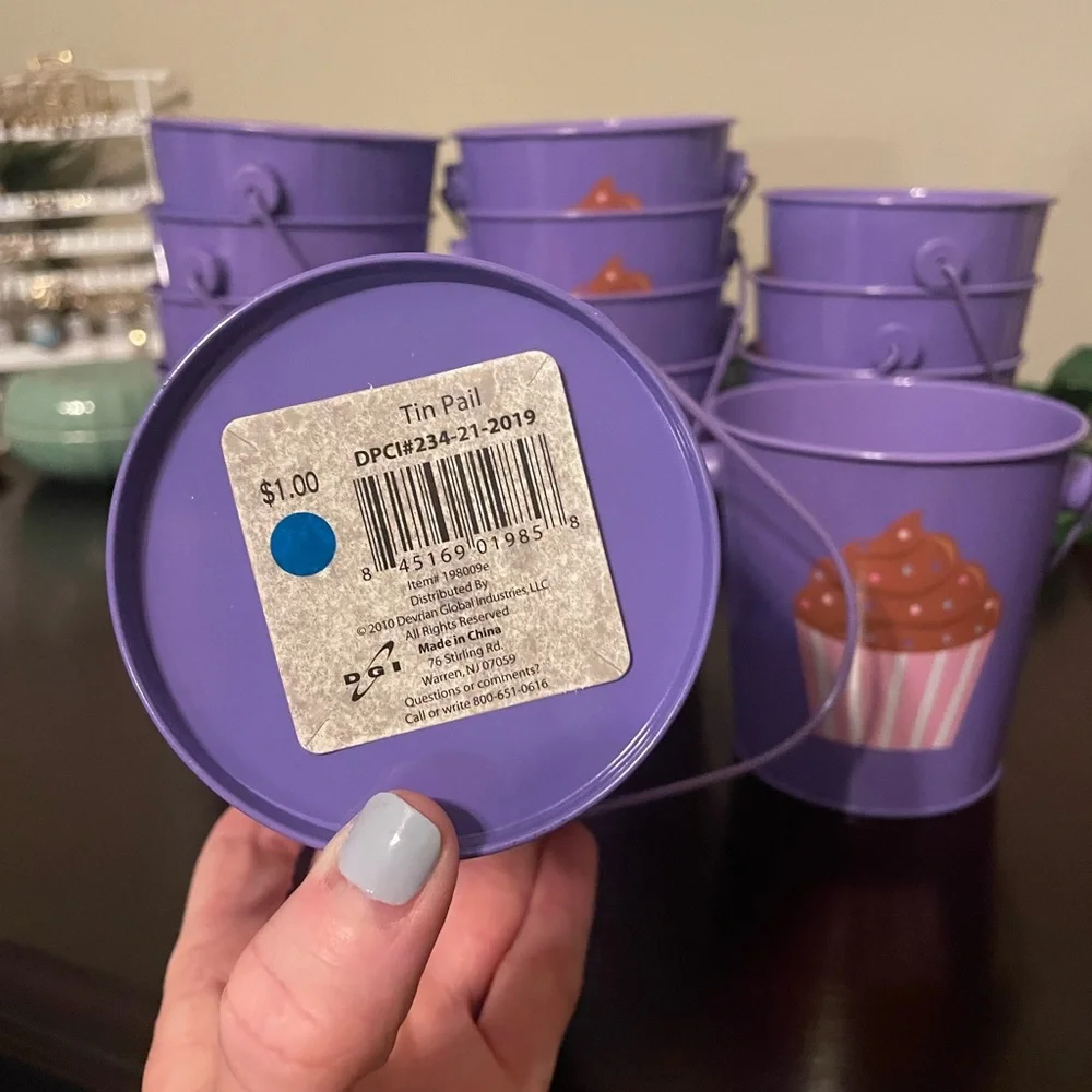 #10 purple cupcake tins 🧁brand new